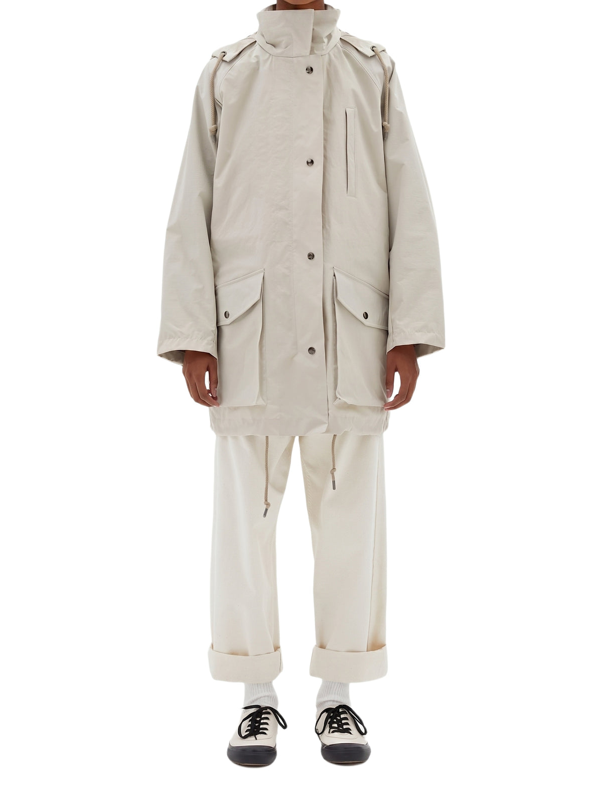 Parka à col montant - Pale Stone