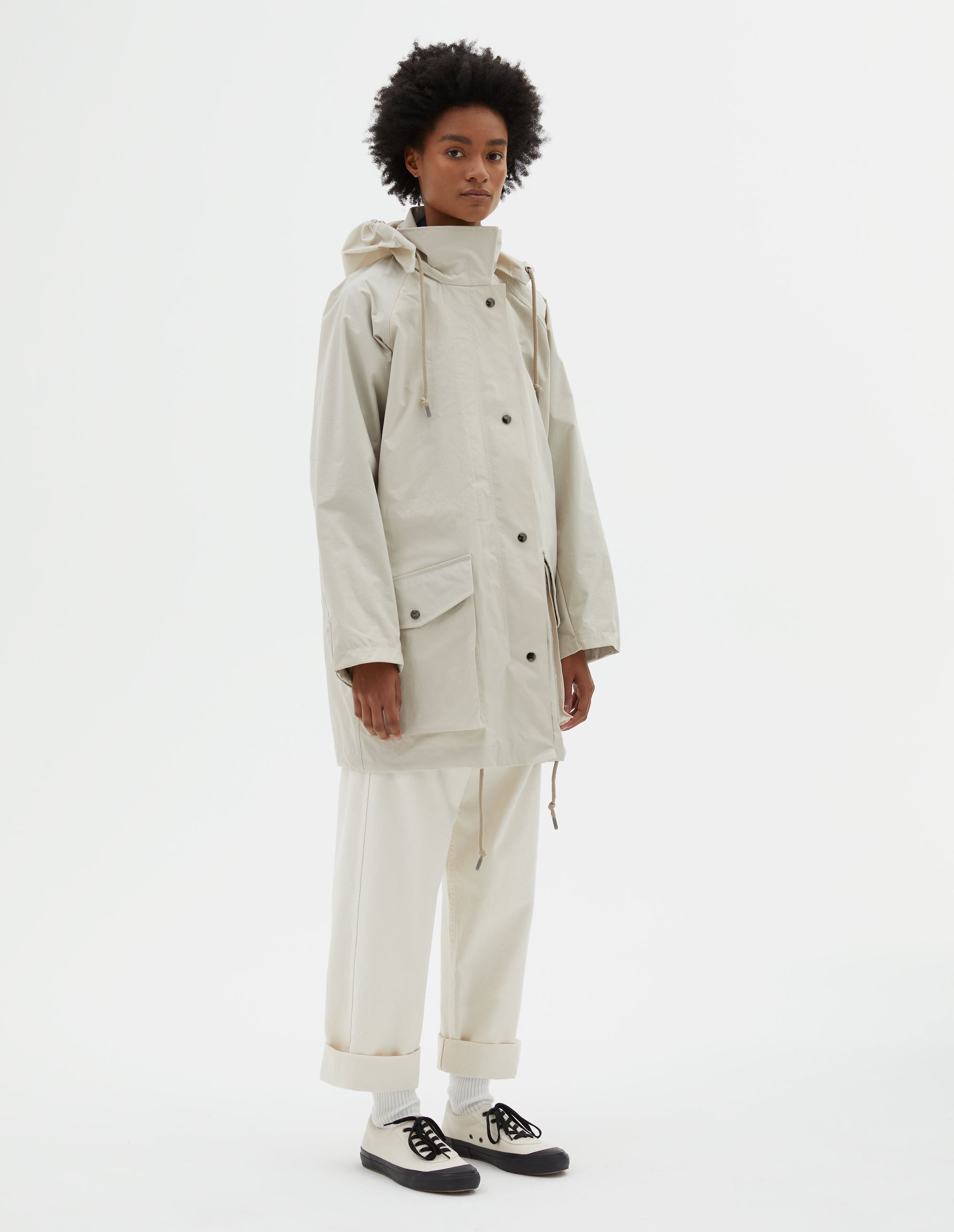 Parka à col montant - Pale Stone