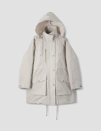 Parka à col montant - Pale Stone