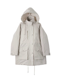 Parka à col montant - Pale Stone