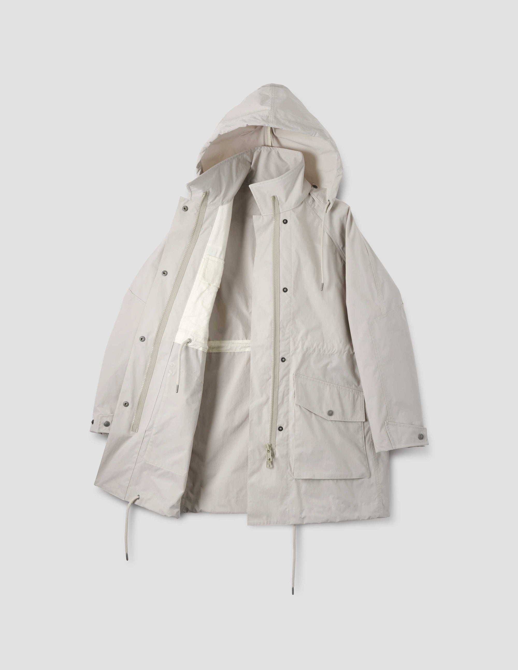 Parka à col montant - Pale Stone