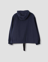 Coupe-vent à capuche - Navy