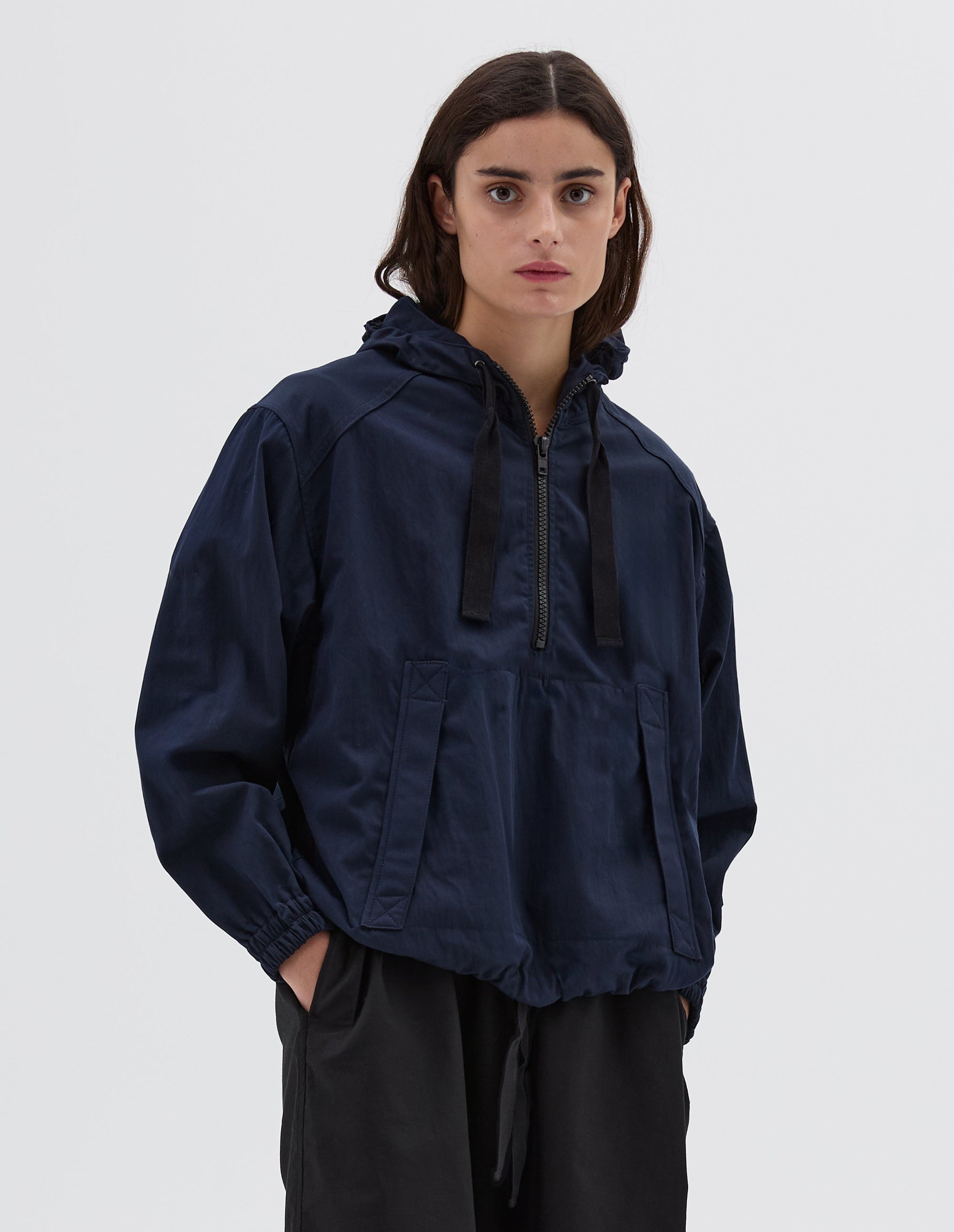 Coupe-vent à capuche - Navy