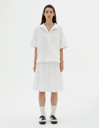 Chemise utilitaire manches courtes - White