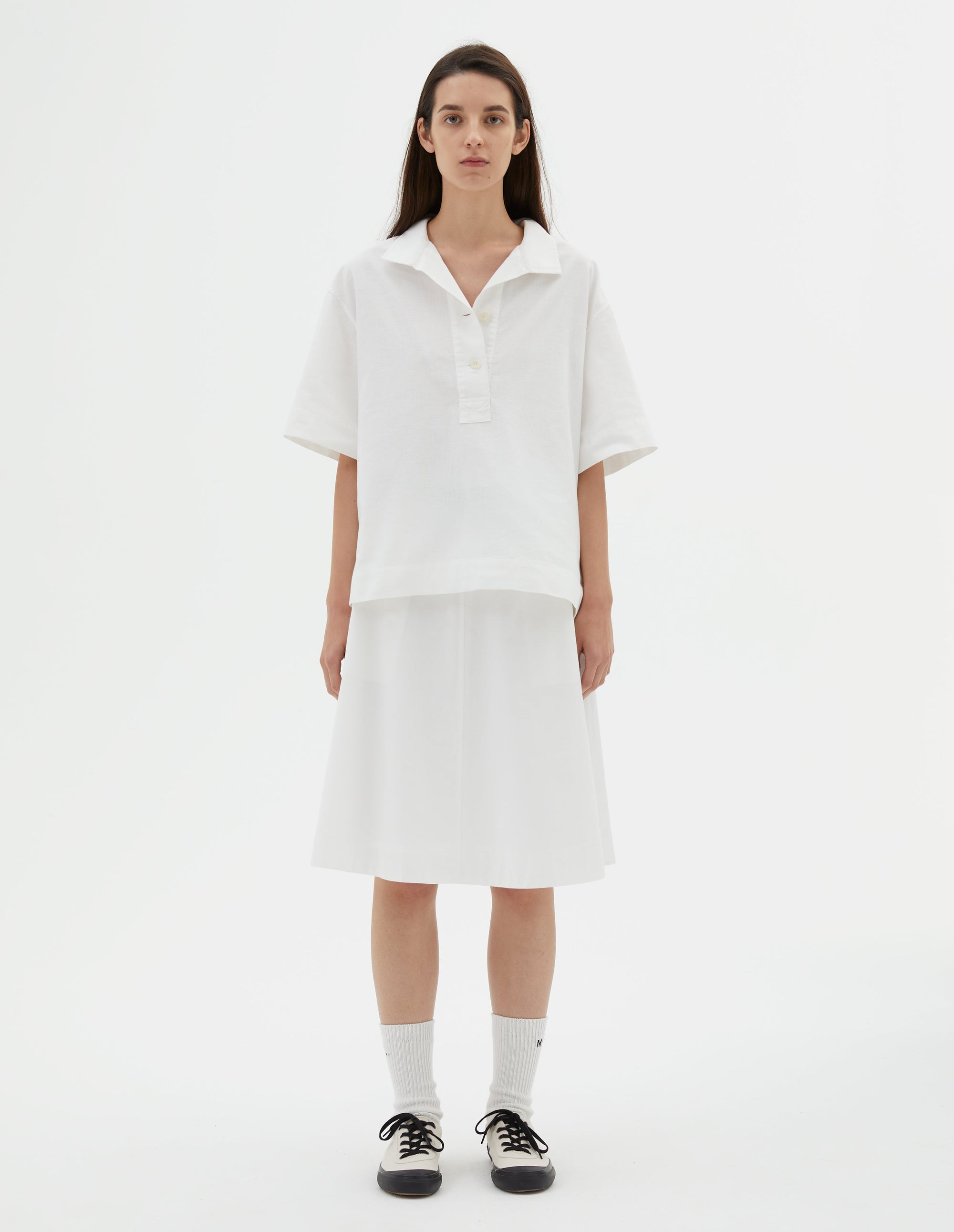 Chemise utilitaire manches courtes - White