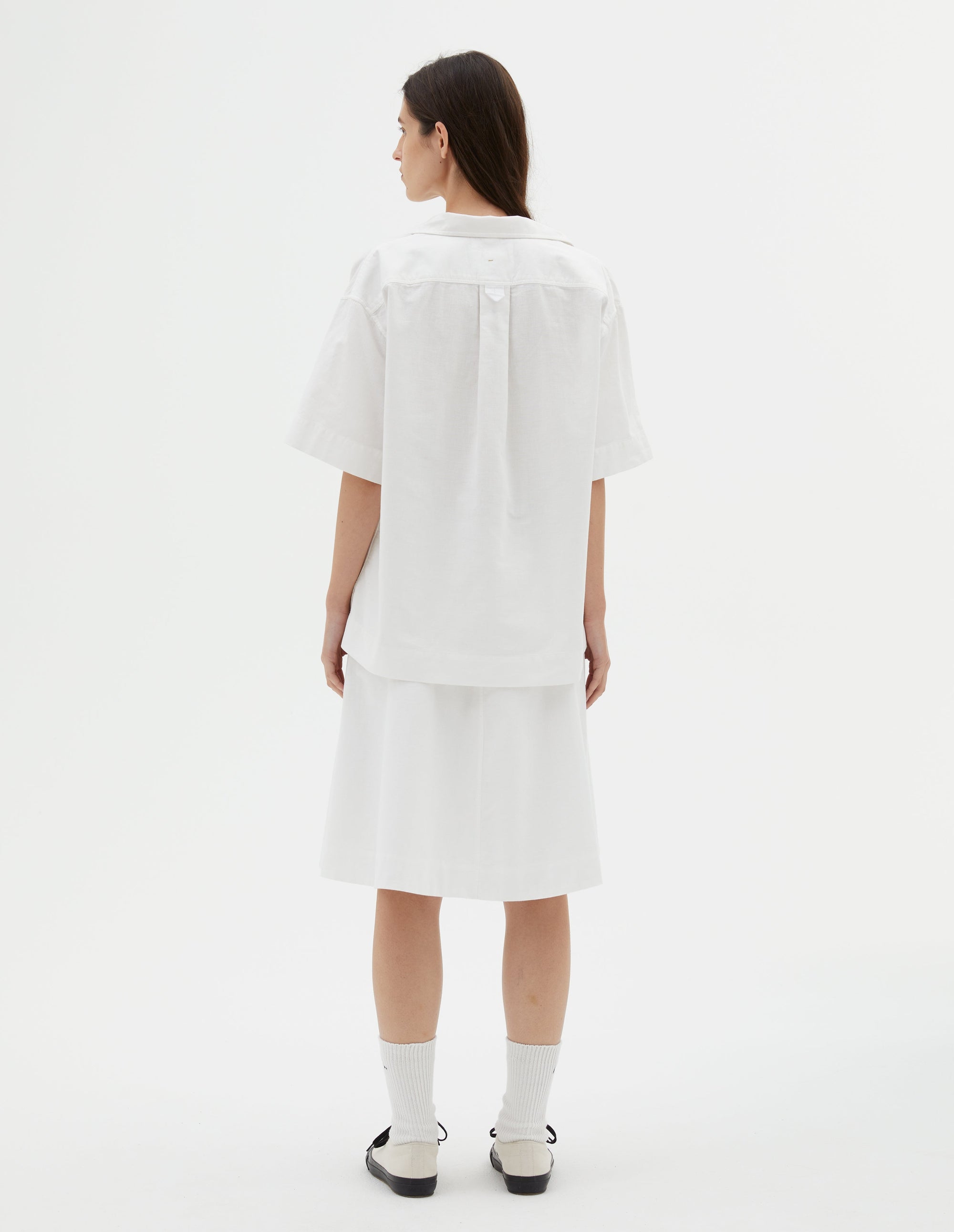 Chemise utilitaire manches courtes - White