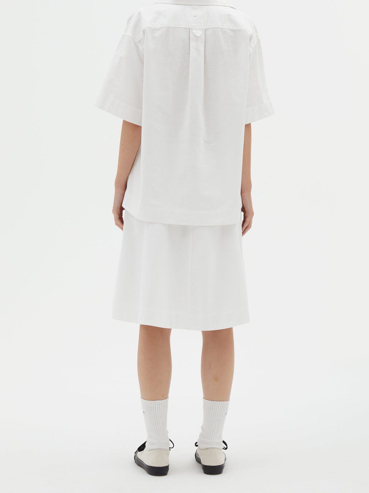 Chemise utilitaire manches courtes - White