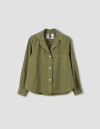 Chemise à col ouvert - Green