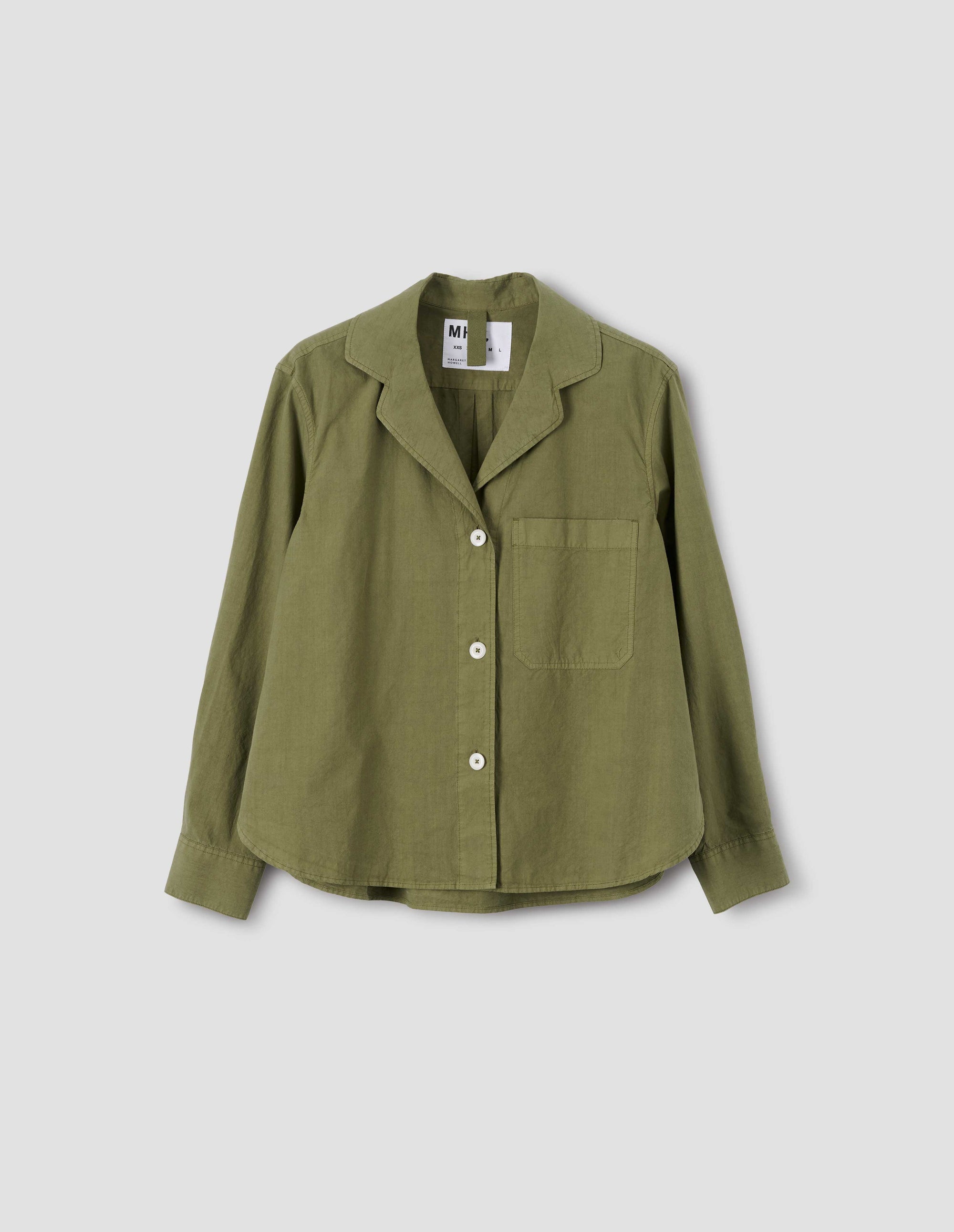 Chemise à col ouvert - Green