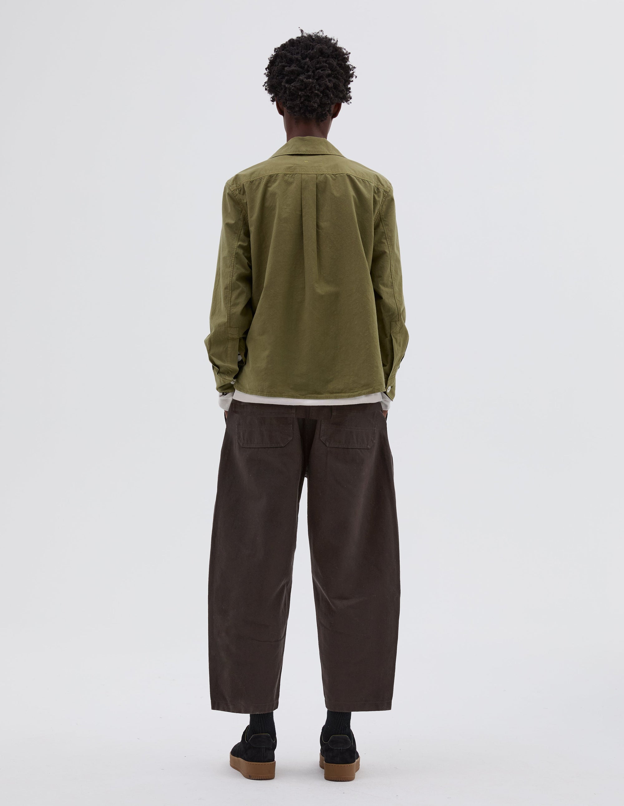Chemise à col ouvert - Green