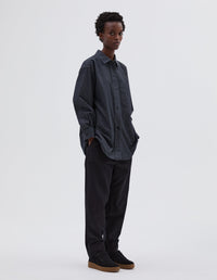 Chemise de peintre oversize - Black & Gray