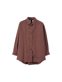Chemise longue et oversize - Brown & Red