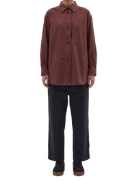 Chemise longue et oversize - Brown & Red
