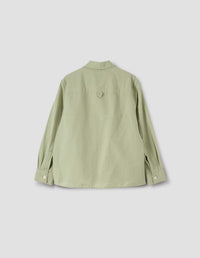 Chemise évasée à grande poche - Green