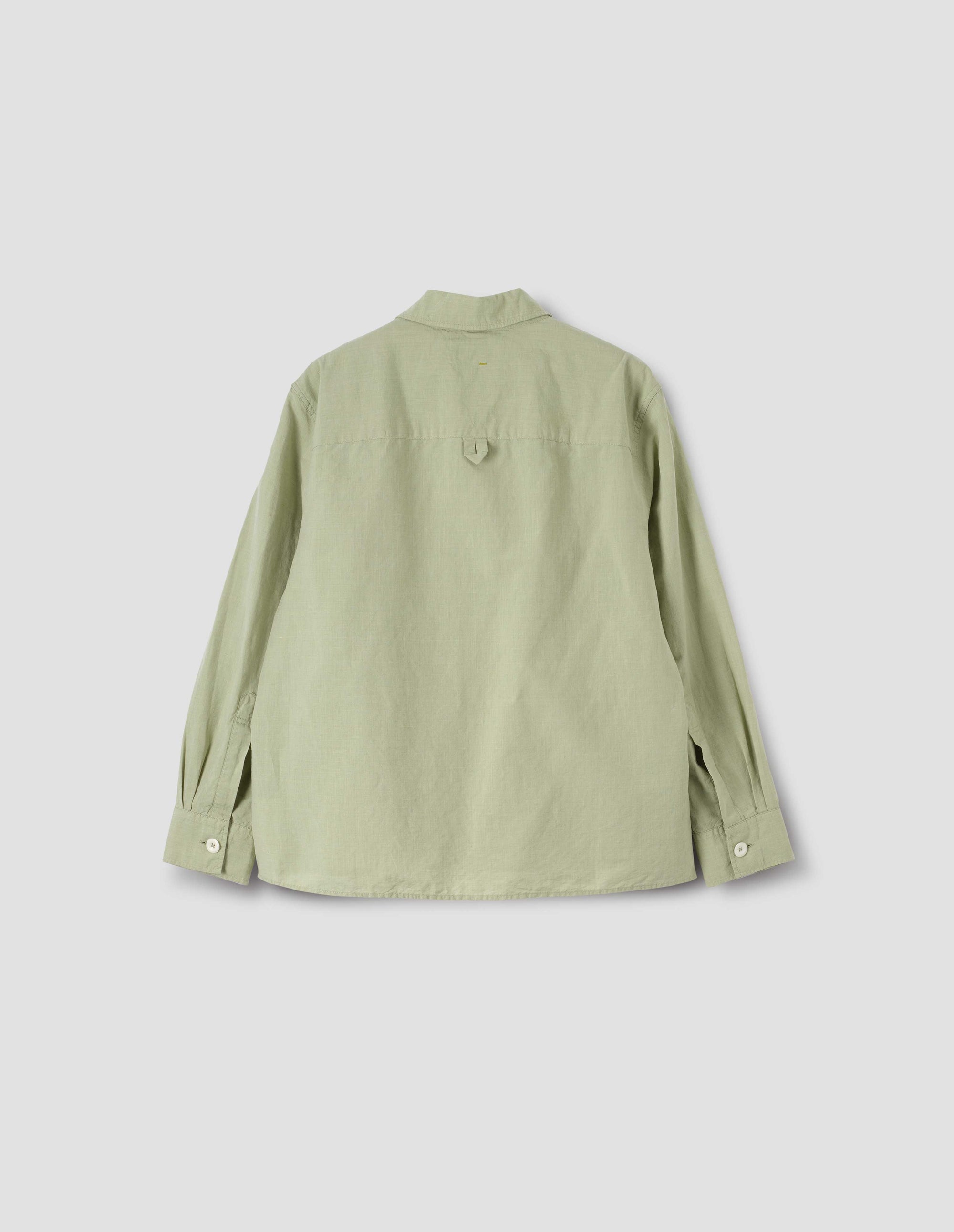 Chemise évasée à grande poche - Green