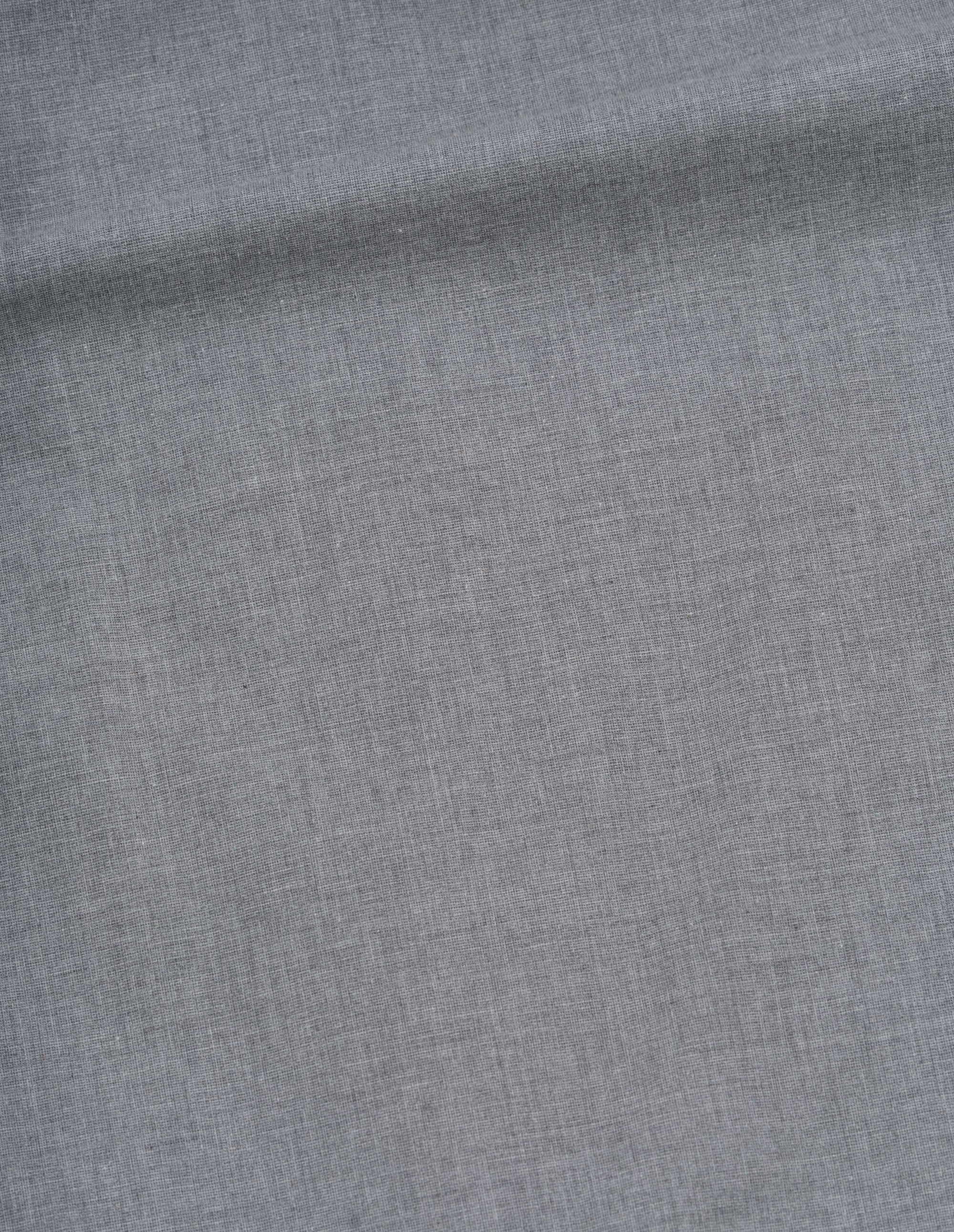 Chemise sans col boutonnée - Gray