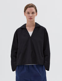 Chemise smockée - Black