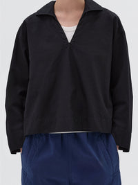 Chemise ample et courte - Black