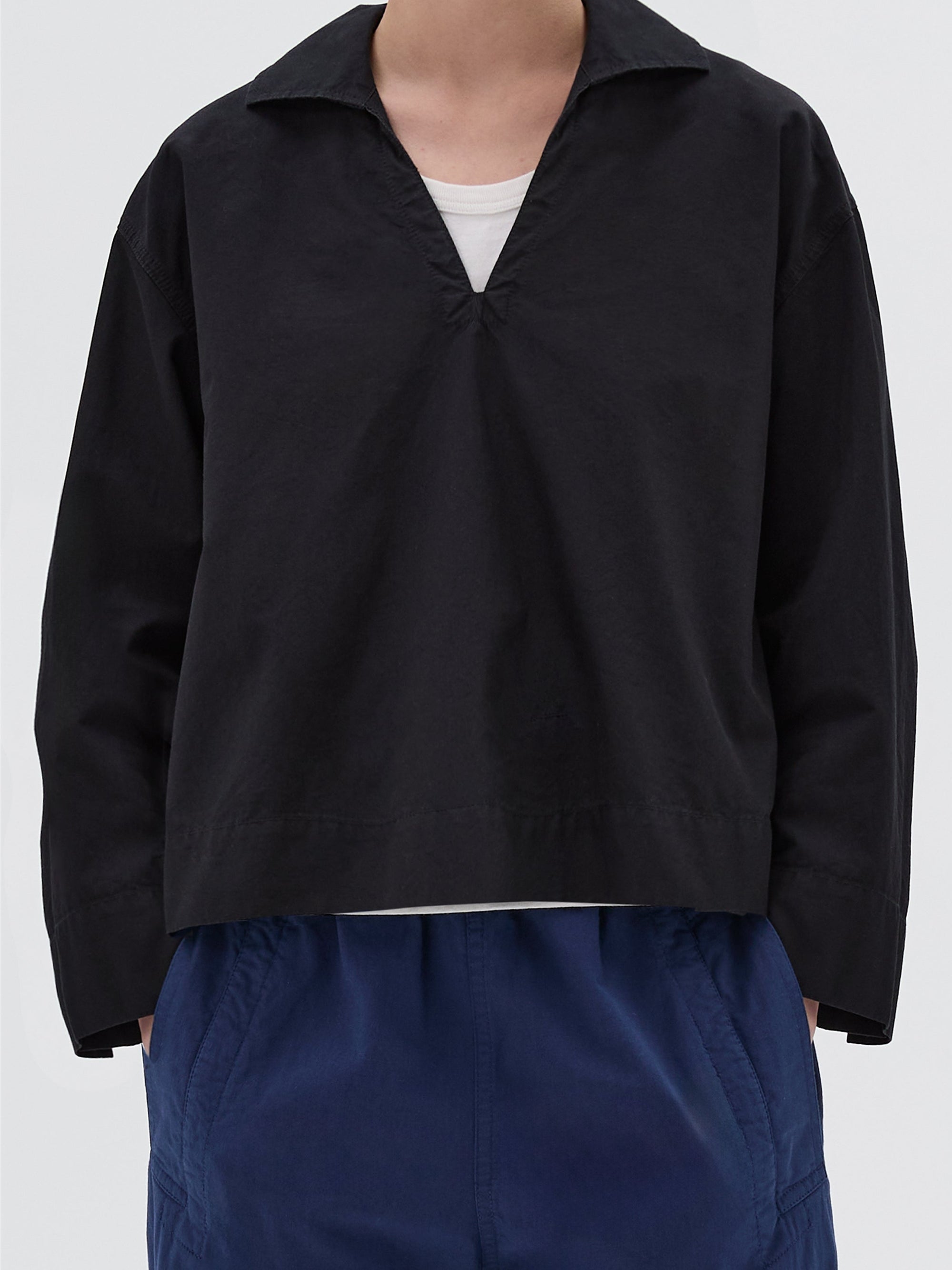 Chemise ample et courte - Black