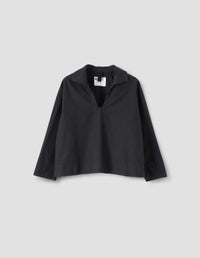 Chemise smockée - Black