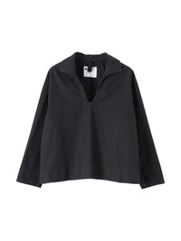 Chemise ample et courte - Black
