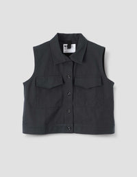 Chemise de travail sans manches - Navy