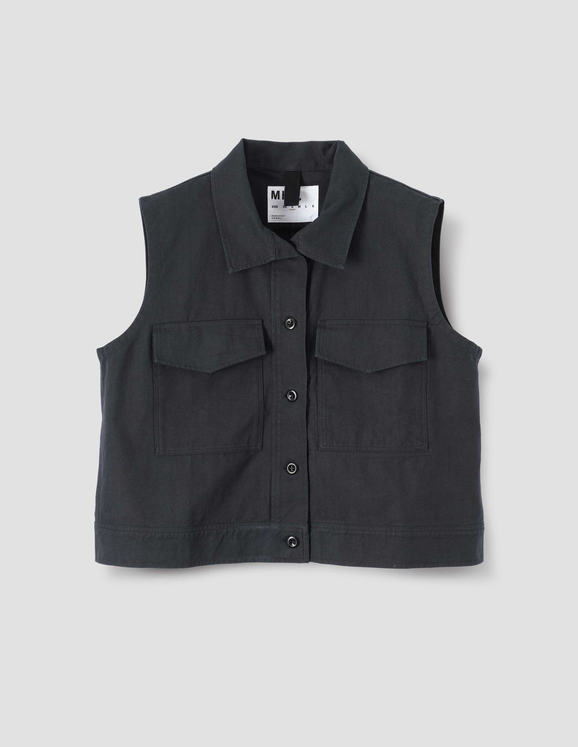 Chemise de travail sans manches - Navy