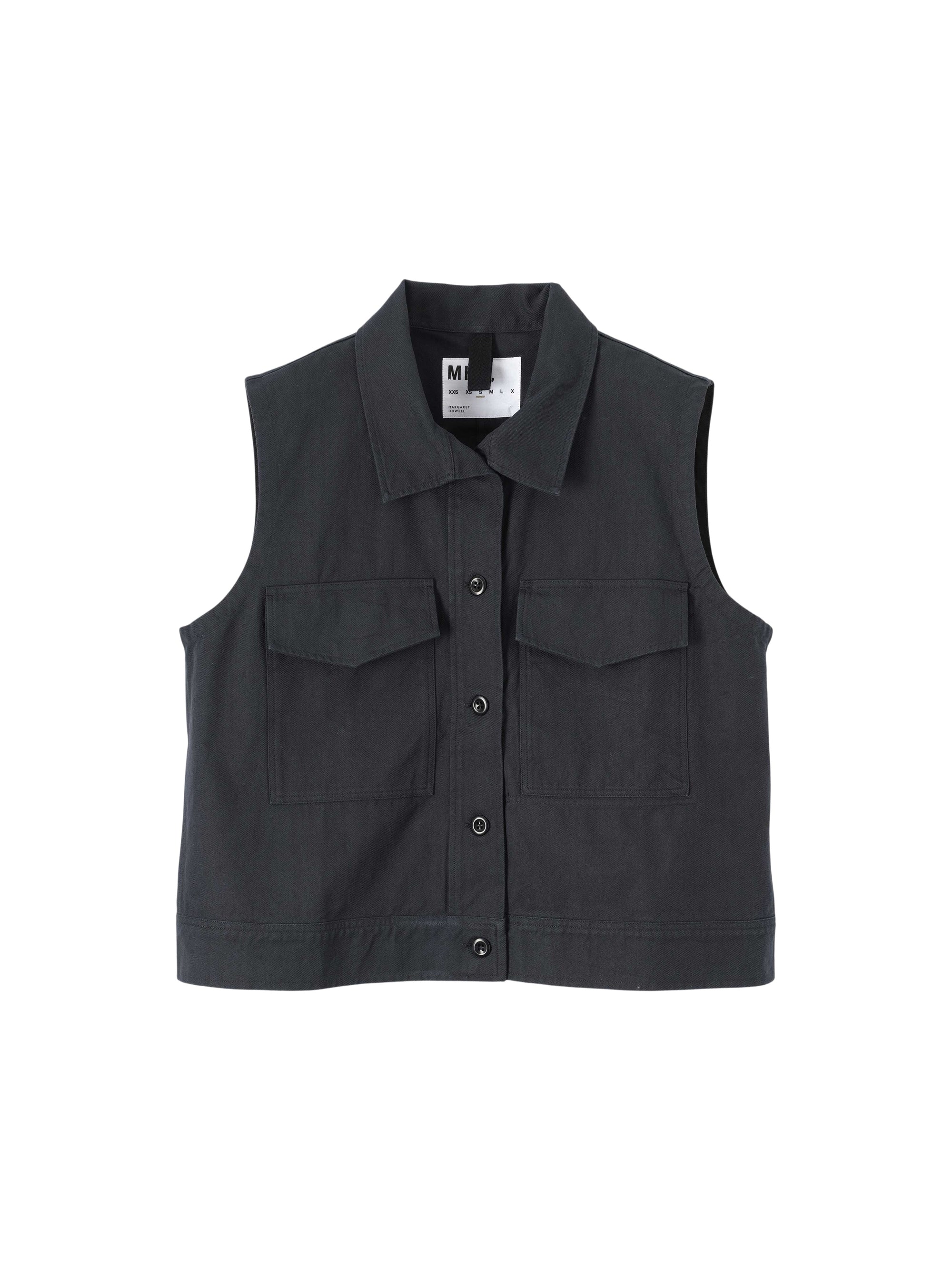 Chemise de travail sans manches - Navy