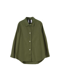 Chemise ample asymétrique - Green