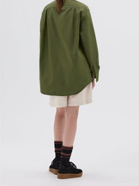 Chemise ample asymétrique - Green