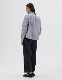 Chemise simple - Striped & Gray
