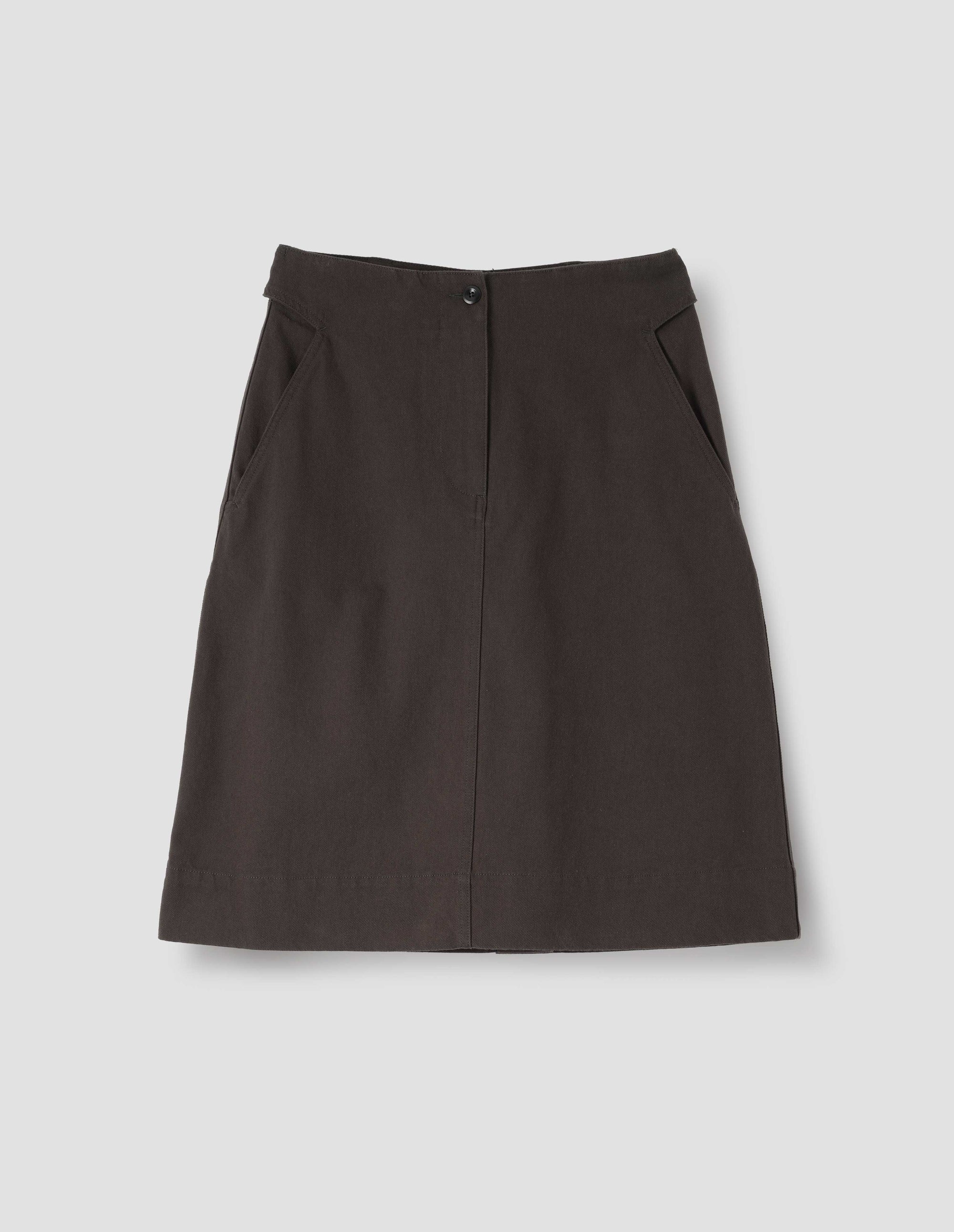 Jupe à dos ajustable - Dark-Brown & Brown