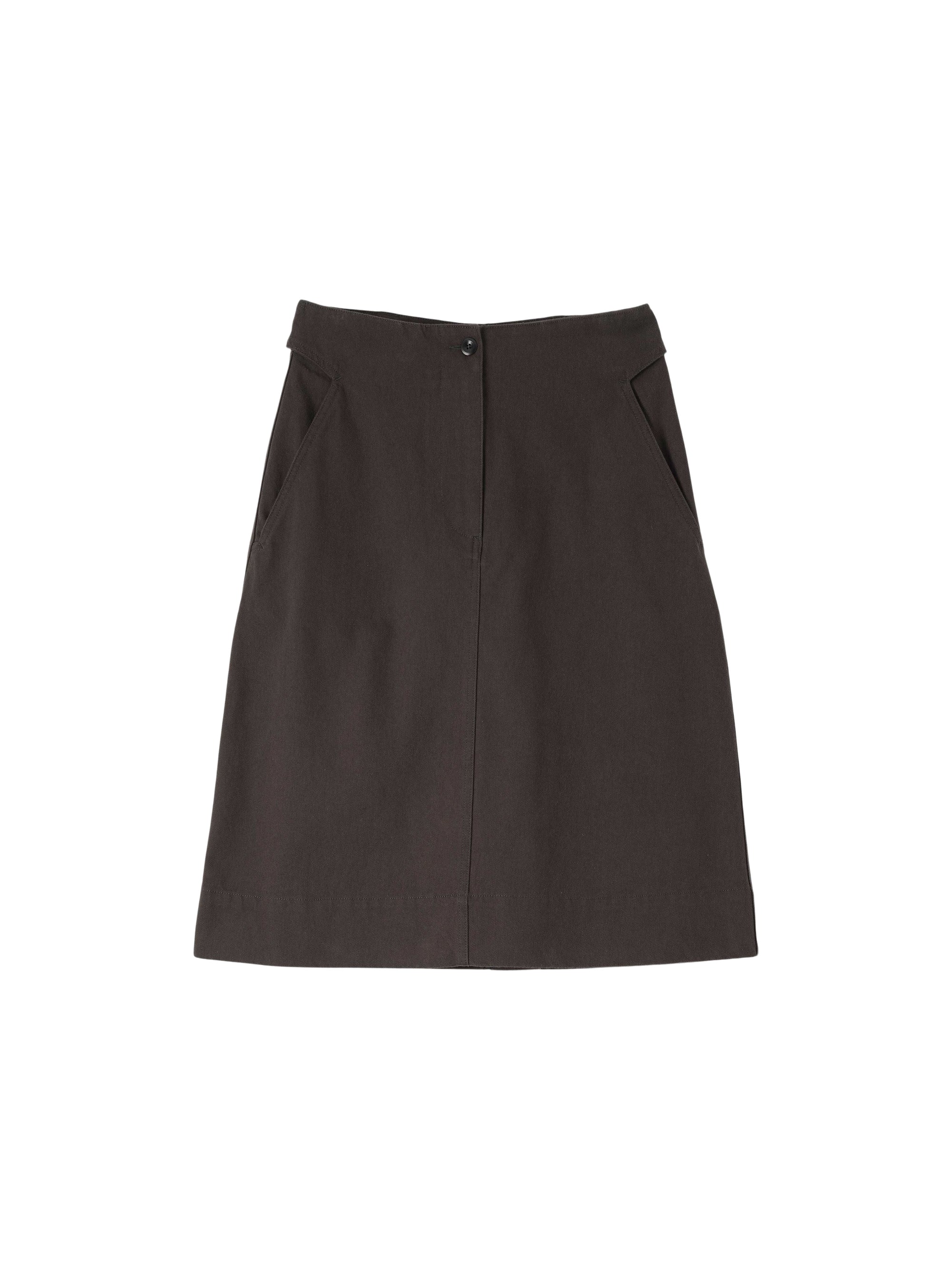 Jupe courte cargo - Dark Brown & Brown