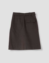 Jupe à dos ajustable - Dark-Brown & Brown