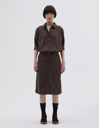 Jupe à dos ajustable - Dark-Brown & Brown