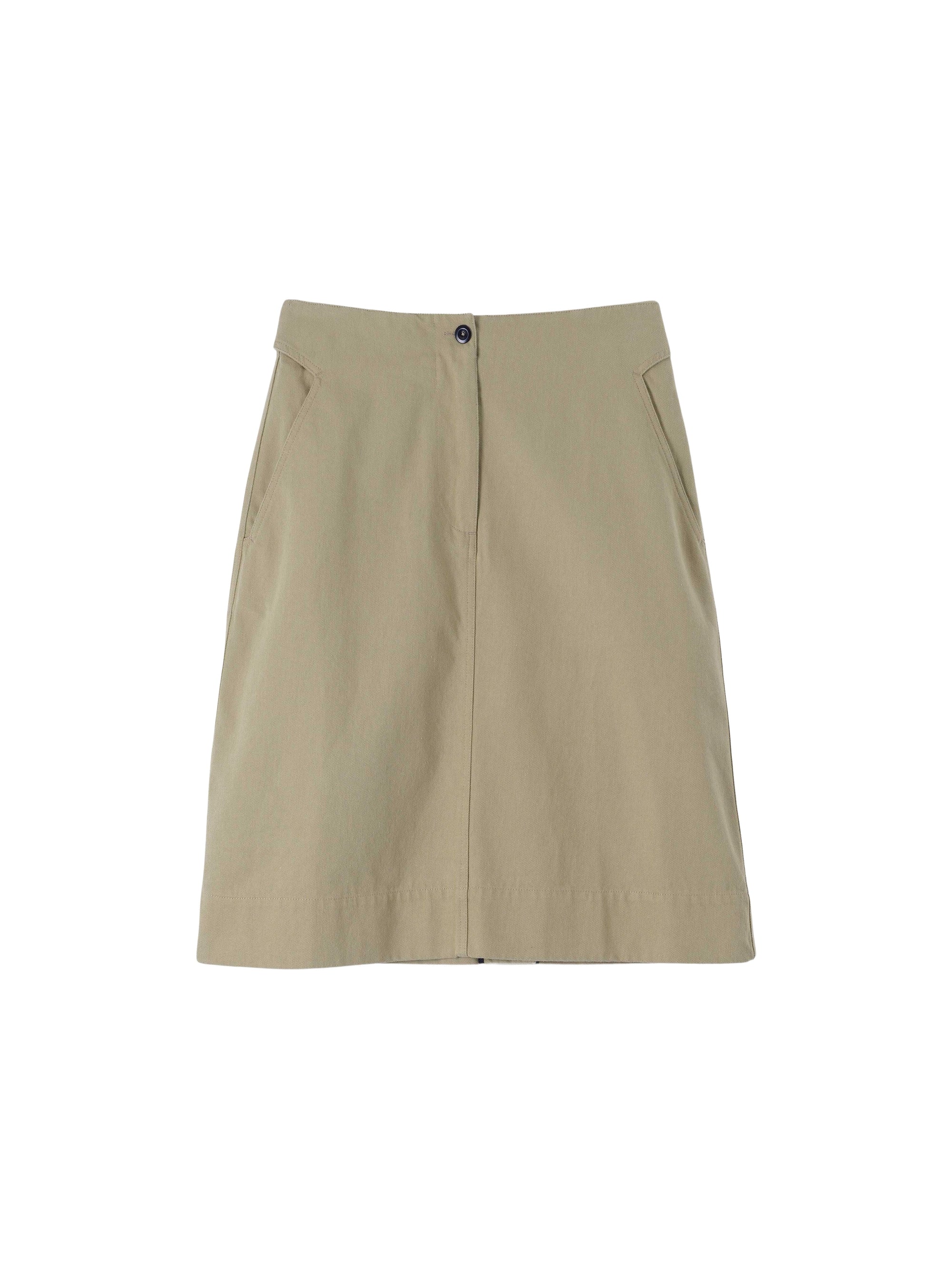 Jupe courte cargo - Beige & Yellow