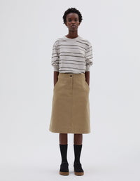 Jupe à dos ajustable - Beige & Yellow