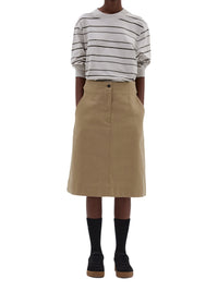 Jupe courte cargo - Beige & Yellow