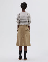 Jupe à dos ajustable - Beige & Yellow
