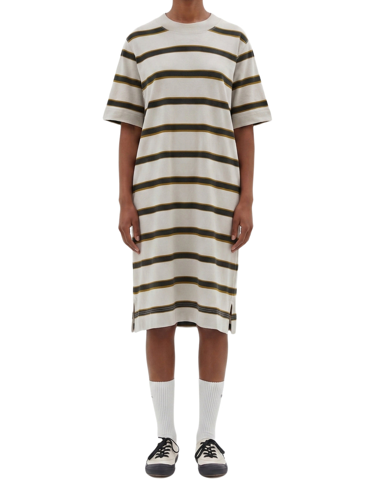 Robe t-shirt marinière - Chalk & Carbon