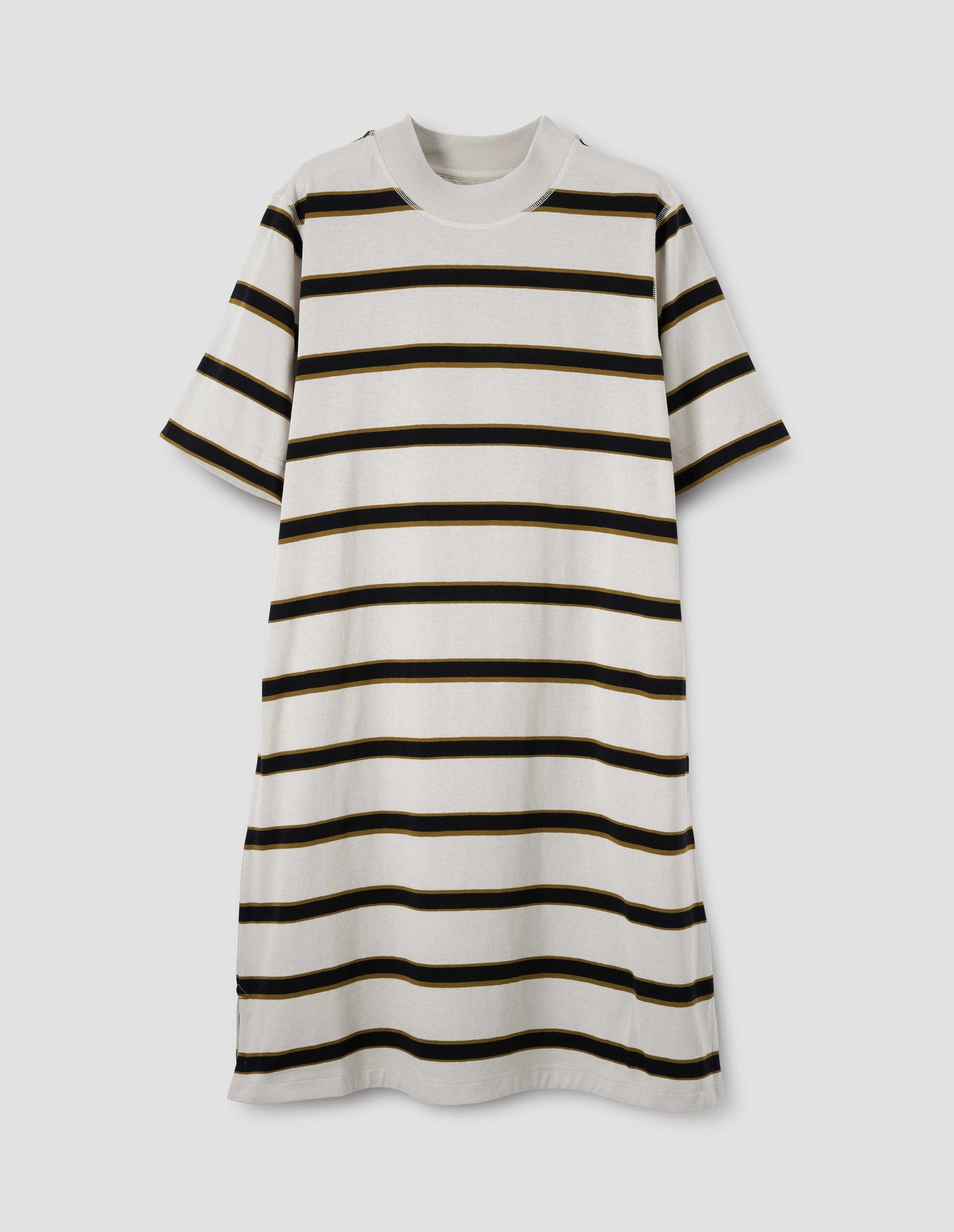 Robe T-shirt marinière - Chalk & Ochre & Carbon