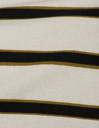 Robe T-shirt marinière - Chalk & Ochre & Carbon