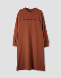 Robe à empiècement - Brown & Orange