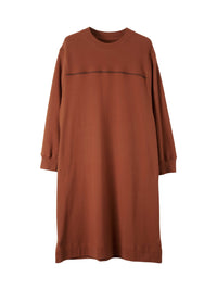 Robe à empiècement - Brown & Orange