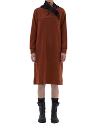 Robe à empiècement - Brown & Orange