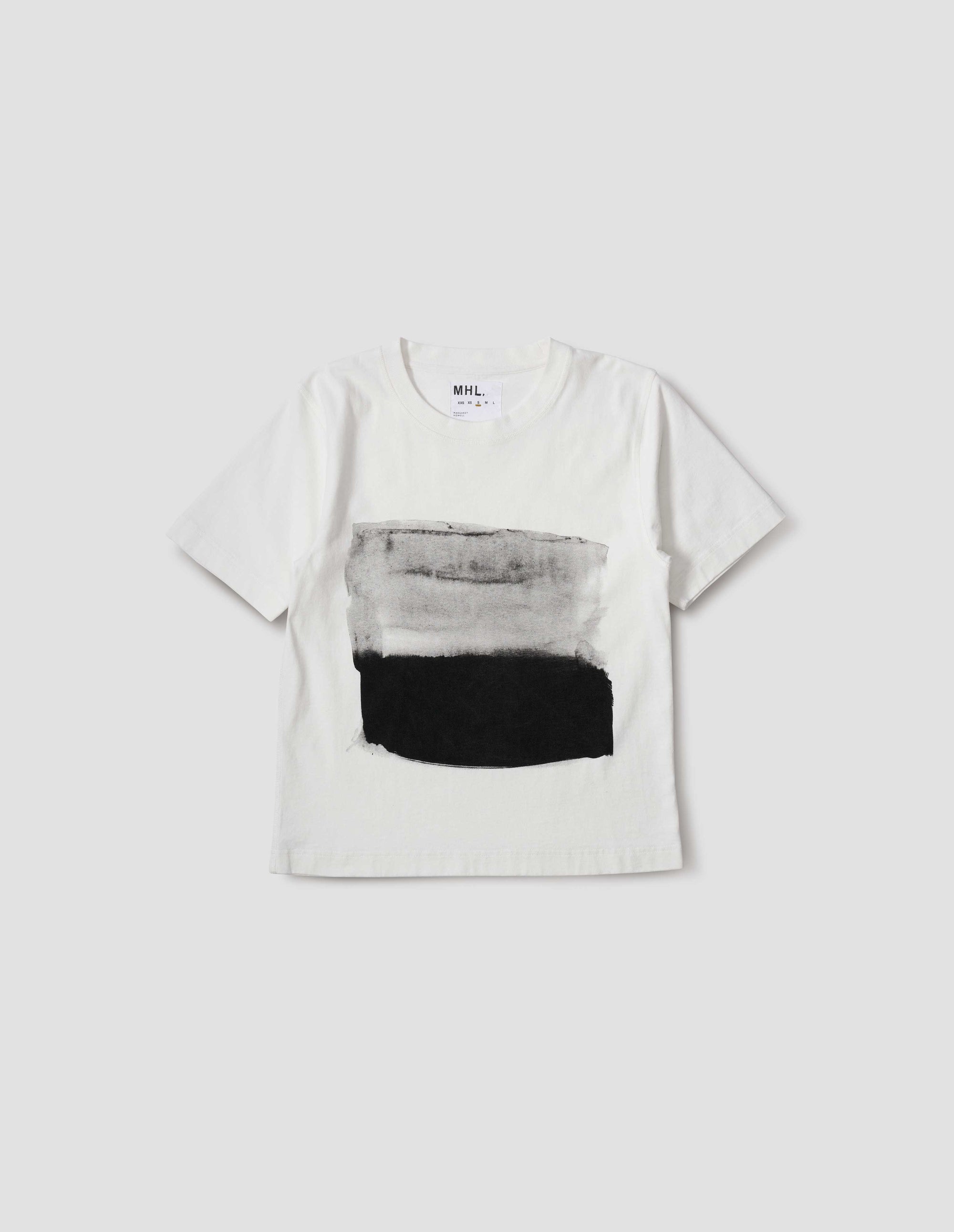 T-shirt à rayures abstraites - Off White