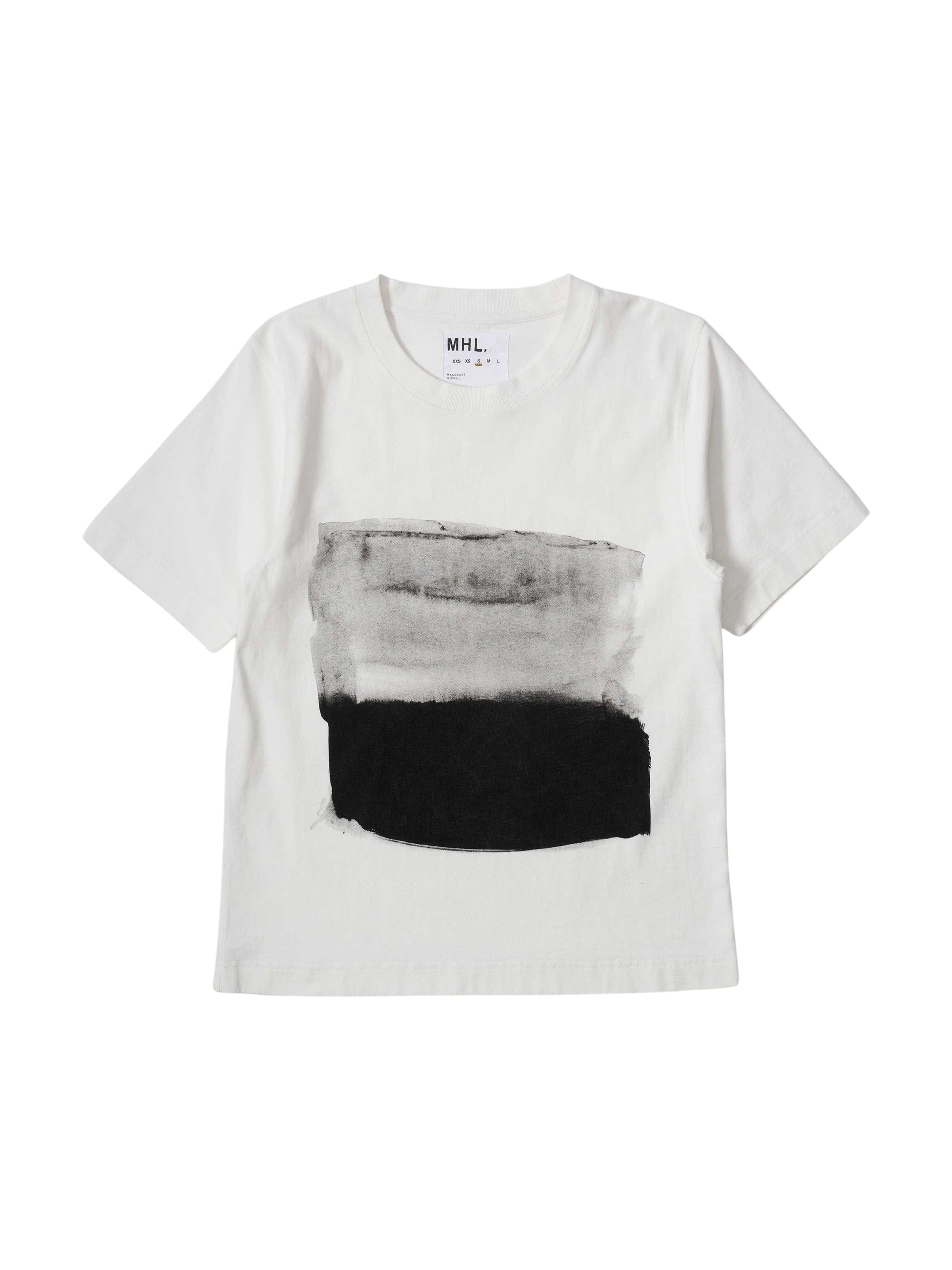 T-shirt à rayures abstraites - Off White