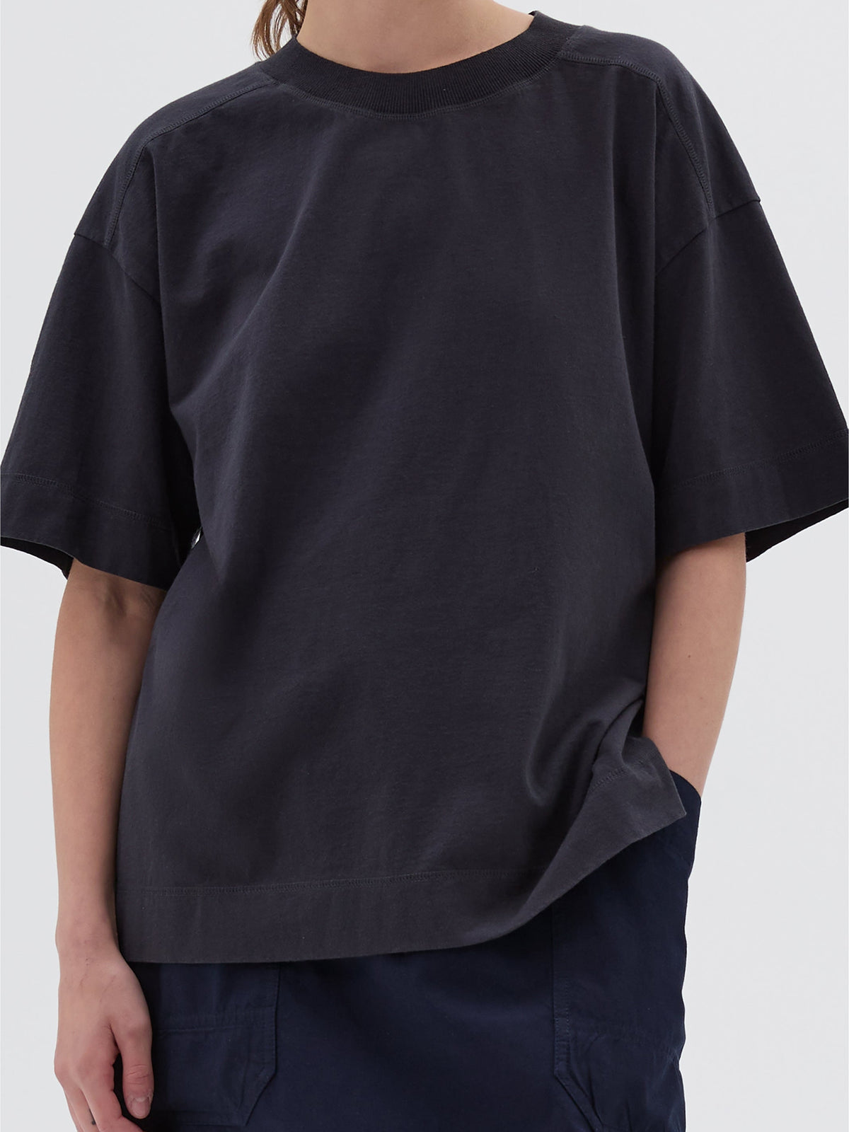 T-shirt coupe décontractée - Navy