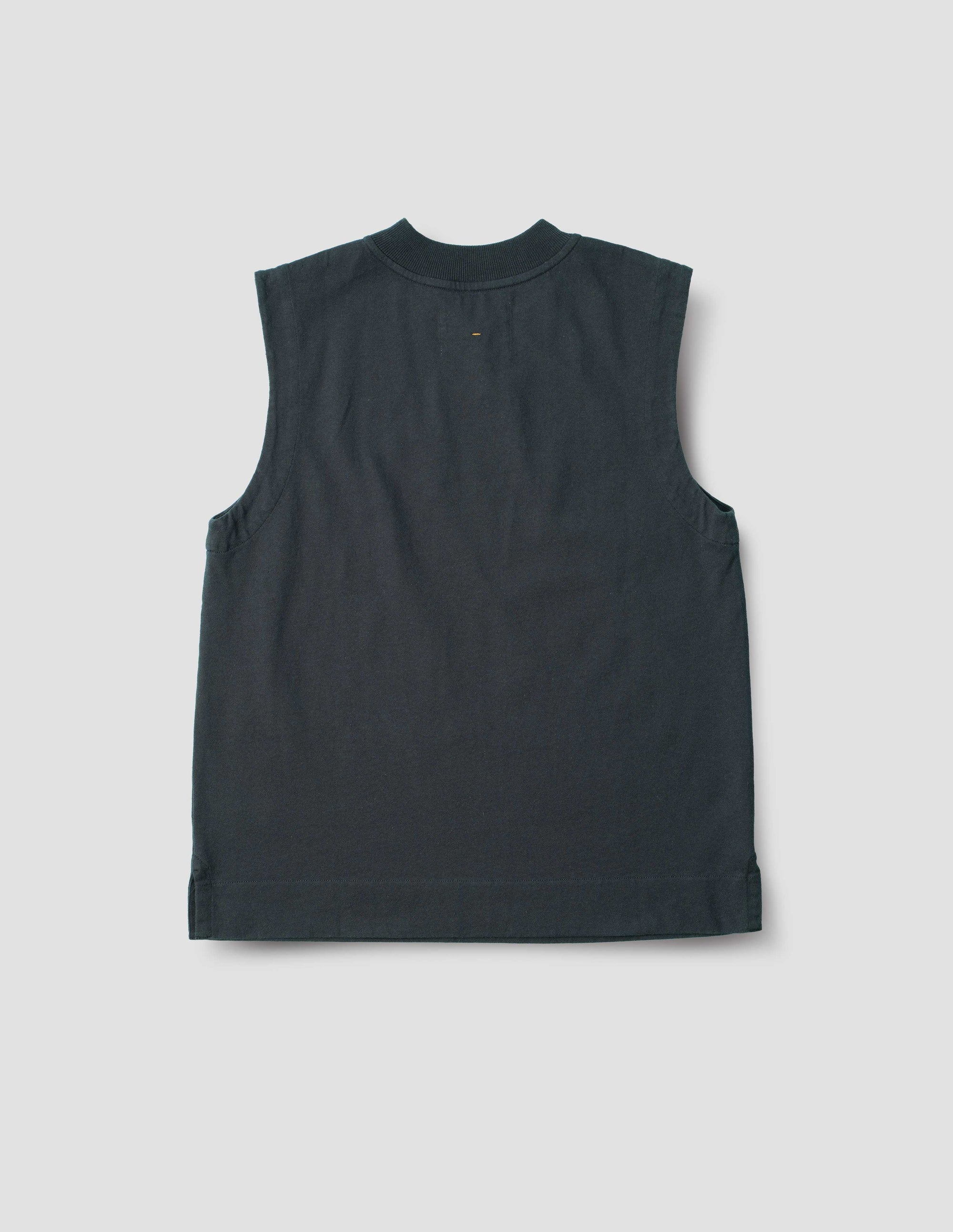 Débardeur à épaules boutonnées - Navy