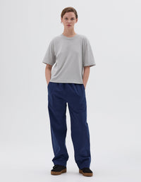 T-shirt - Gray & White & Blue